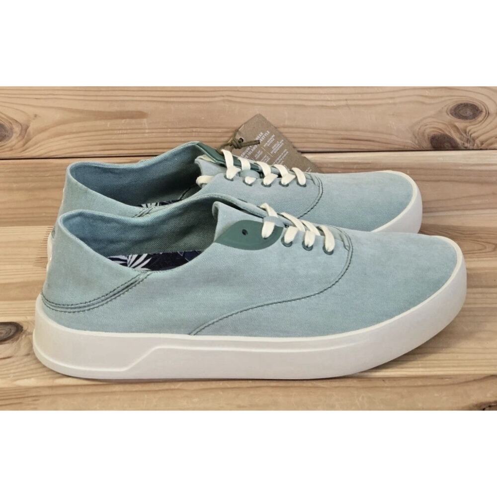 Olukai Tradewind Island Lace Up Boat Beach Bamboo Shoes Mens 11 NEW Fast Ship - Picture 4 of 10